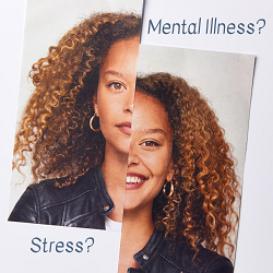 A woman who wonders if it is stress or mental illness. She can find out with help from a therapist in Roseville, CA | Counseling in Roseville, CA can be searched to find a therapist